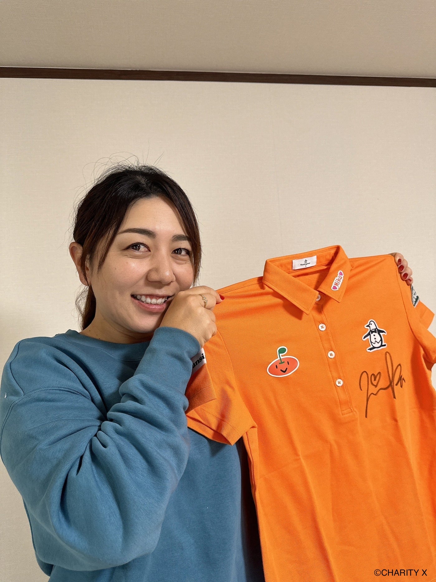 【令和6年能登半島地震災害支援】宮里美香選手2019年シーズンの試合で着用したサイン入りウェア