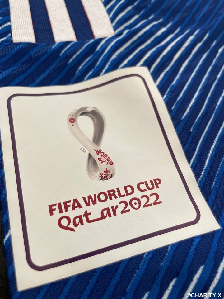 サッカー 日本代表 ワールドカップ 上田綺世 直筆サイン色紙 ユニフォーム 上田綺世選手のサイン入りカタールW杯日本代表スペイン戦ユニフォーム